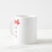 Lebkuchenmann-Weihnachtskostüm-Keksbacken Kaffeetasse (Vorderseite Links)