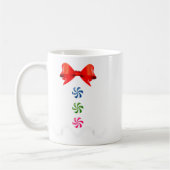Lebkuchenmann-Weihnachtskostüm-Keksbacken Kaffeetasse (Links)