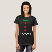 Lebkuchenmann-Weihnachtskostüm T-Shirt (Vorne ganz)