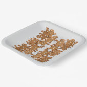 Lebkuchenmann Weihnachtsplätzchen Weihnachtsbäcker Pappteller (Gewinkelt)