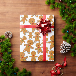 Lebkuchenmänner Geschenkpapier