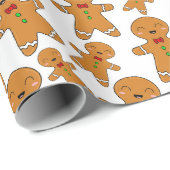 Lebkuchenmänner Geschenkpapier (Rolleneckpunkt)
