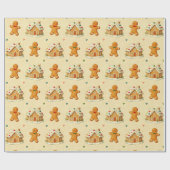 Lebkuchenmänner Geschenkpapier (Flach)