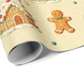 Lebkuchenmänner Geschenkpapier (Rolleneckpunkt)