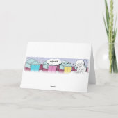 Lebkuchenpaare Feiertagskarte (Rückseite)