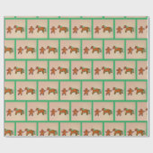 Lebkuchenpapier Geschenkpapier (Flach)