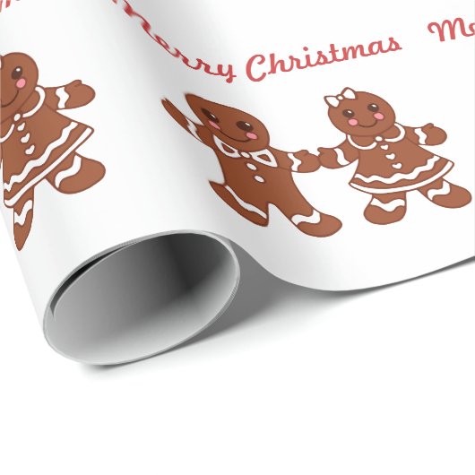 Lebkuchenpapier Geschenkpapier (Rolleneckpunkt)