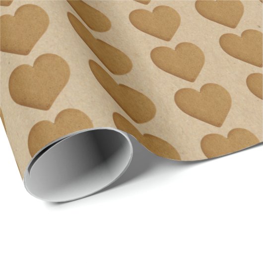 Lebkuchenpapier - Pepparkaka Geschenkpapier (Rolleneckpunkt)