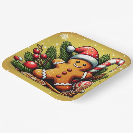 Lebkuchenpapierteller! Pappteller (Gewinkelt)