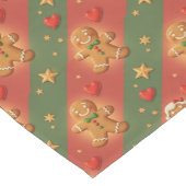 Lebkuchenplätzchen Kurzer Tischläufer (Ecke)