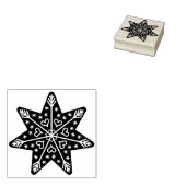 Lebkuchenstar Art Briefmarke Gummistempel (Stempel)