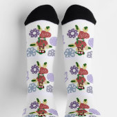 Lebkuchentanz socken (Oben)