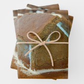 Lebkuchenverpackung Geschenkpapier Set (Beispiel)