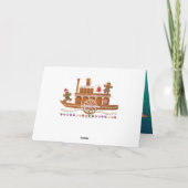 Lebkuchenwein Weihnachtsgebäck - Party Feiertagskarte (Rückseite)