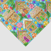 Lebkuchenwein Weihnachtsmuster Seidenpapier (Detail)