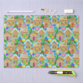 Lebkuchenwein Weihnachtsmuster Seidenpapier (Handwerk)