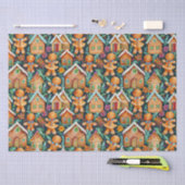 Lebkuchenwein Weihnachtsmuster Seidenpapier (Handwerk)