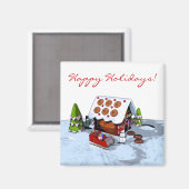 Lebkuchenwohnmagnet Magnet (Vorderseite/Rückseite)