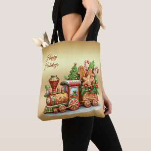 Lebkuchenzug-Feiertags-Tasche Tasche