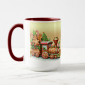 Lebkuchenzug-Feiertagsbecher Tasse (Links)