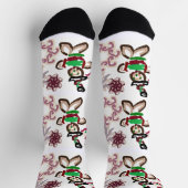 Lebkuchermann Freude Socken (Oben)