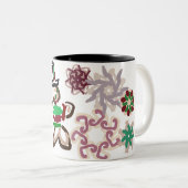 Lebkuchermann Freude Zweifarbige Tasse (VorderseiteRechts)