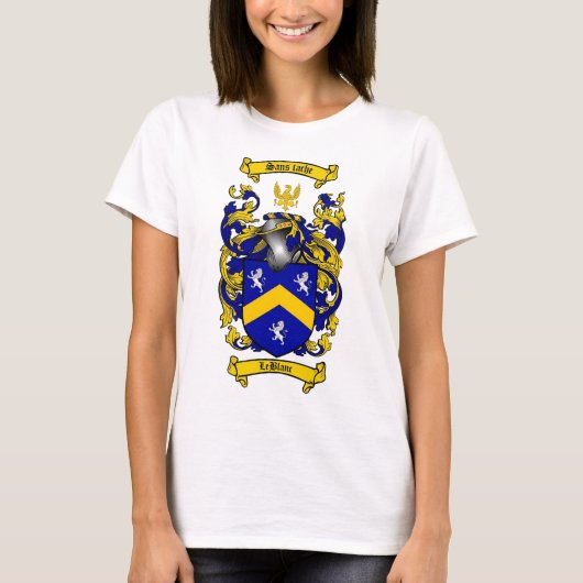 LEBLANC FAMILIENWAPPEN - LEBLANC WAPPEN T-Shirt (Vorderseite)