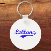 Leblanc Nachname Klassischer Stil Schlüsselanhänger (Vorderseite)