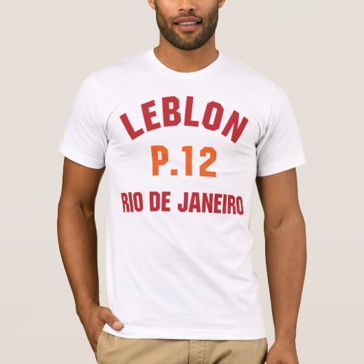 Leblon Posto 12 Rio de Janeiro T-Shirt (Vorderseite)
