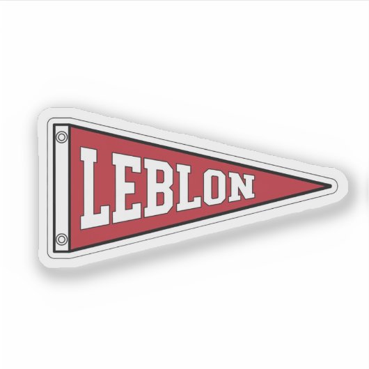 Leblon, Rio de Janeiro Wimpel Aufkleber (Vorderseite)