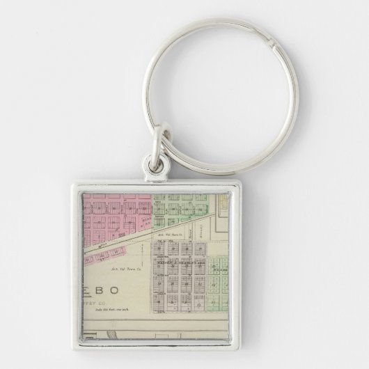 Lebo, LeRoy und Strawn, Kansas Schlüsselanhänger (Vorne)