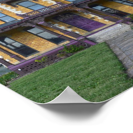 Lebold Mansion, Abilene, Kansas Poster (Ecke)