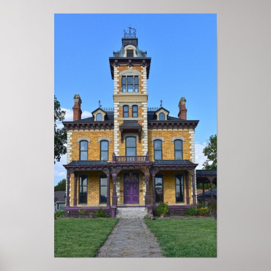 Lebold Mansion, Abilene, Kansas Poster (Vorne)
