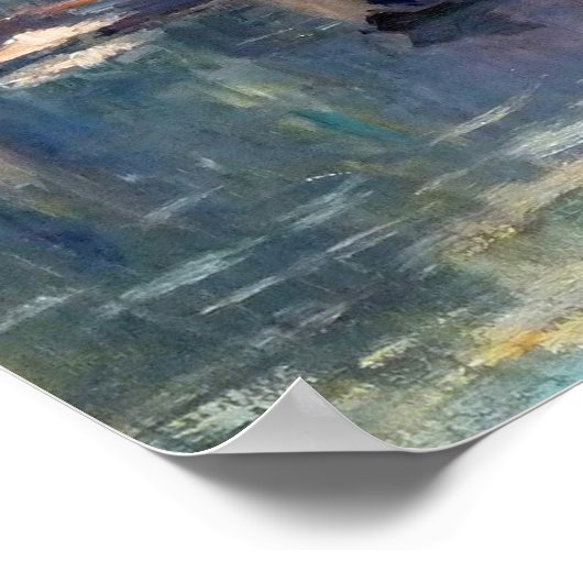 Lebourg - Cathedrale De Dordrecht Poster (Ecke)