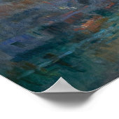 Lebourg - Die Marie-Brücke bei Sunset Poster (Ecke)