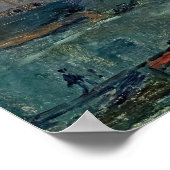 Lebourg - Hafen Dieppe 1893 Poster (Ecke)