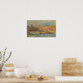 Lebourg - Louvre und Pont des Arts Poster (Küche)