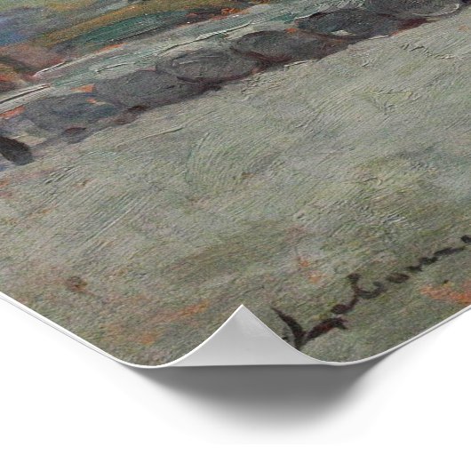 Lebourg - Notre Dame Poster (Ecke)