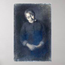 Lebourg - Porträt der Ehefrau Asleep Poster