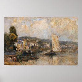 Lebourg - Seine in La Bouille Umgebung von.. Poster