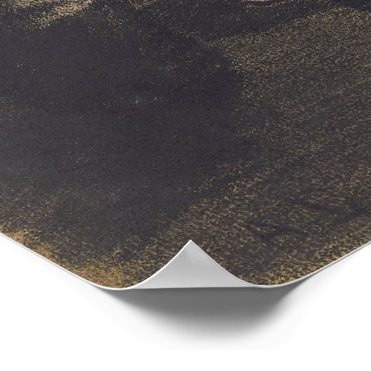 Lebourg - Stillleben mit Kerze Poster (Ecke)