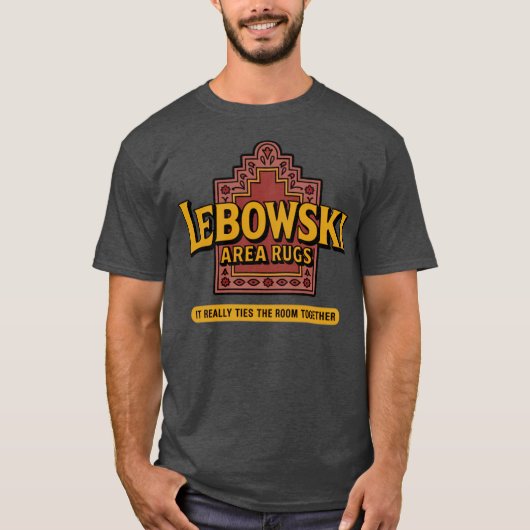 Lebowski Gebiet Rugs T-Shirt (Vorderseite)