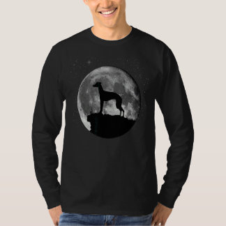 Lebrel Español Italian Greyhound Dog Moon T-Shirt