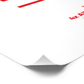 LeBron James Miami Heat Poster (Ecke)