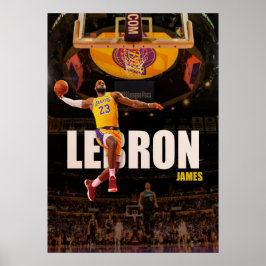 lebronfarbene Spiele, nba, Basketball, king james, Poster