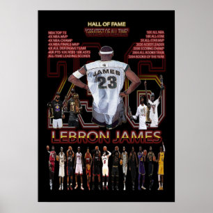 lebronfarbene Spiele, nba, Basketball, king james, Poster