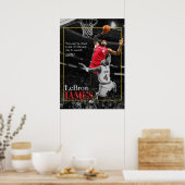 lebronfarbene Spiele, nba, Basketball, king james, Poster (Küche)