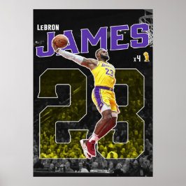 lebronfarbene Spiele, nba, Basketball, king james, Poster