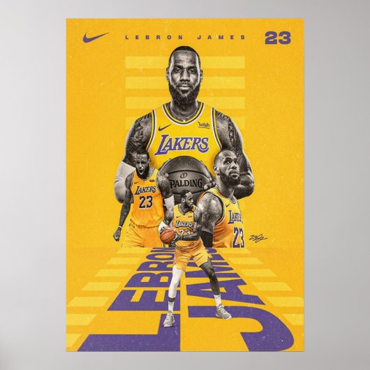 lebronfarbene Spiele, nba, Basketball, king james, Poster (Vorne)