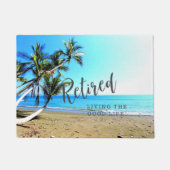 "Lebt das gute Leben!" Fußmatte (Vorderseite)